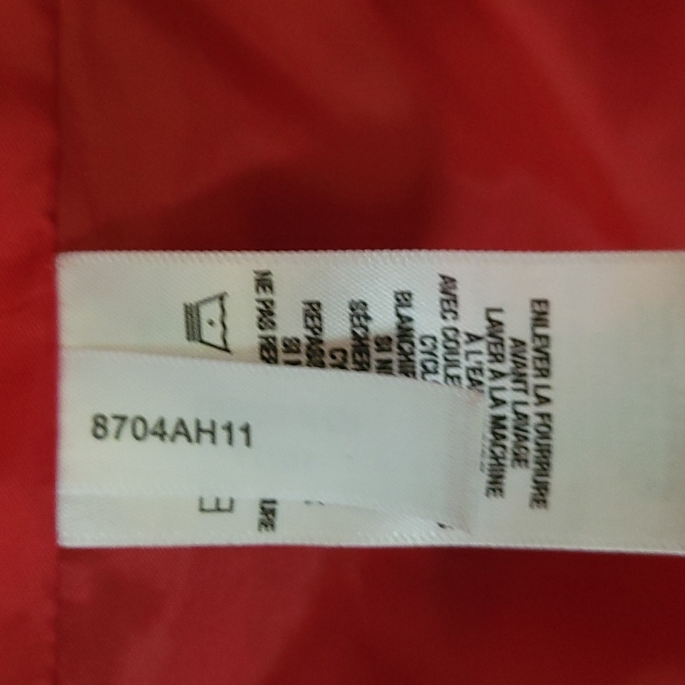 Aeropostale Juniors red medium winter puffer coat - Picture 7 of 11